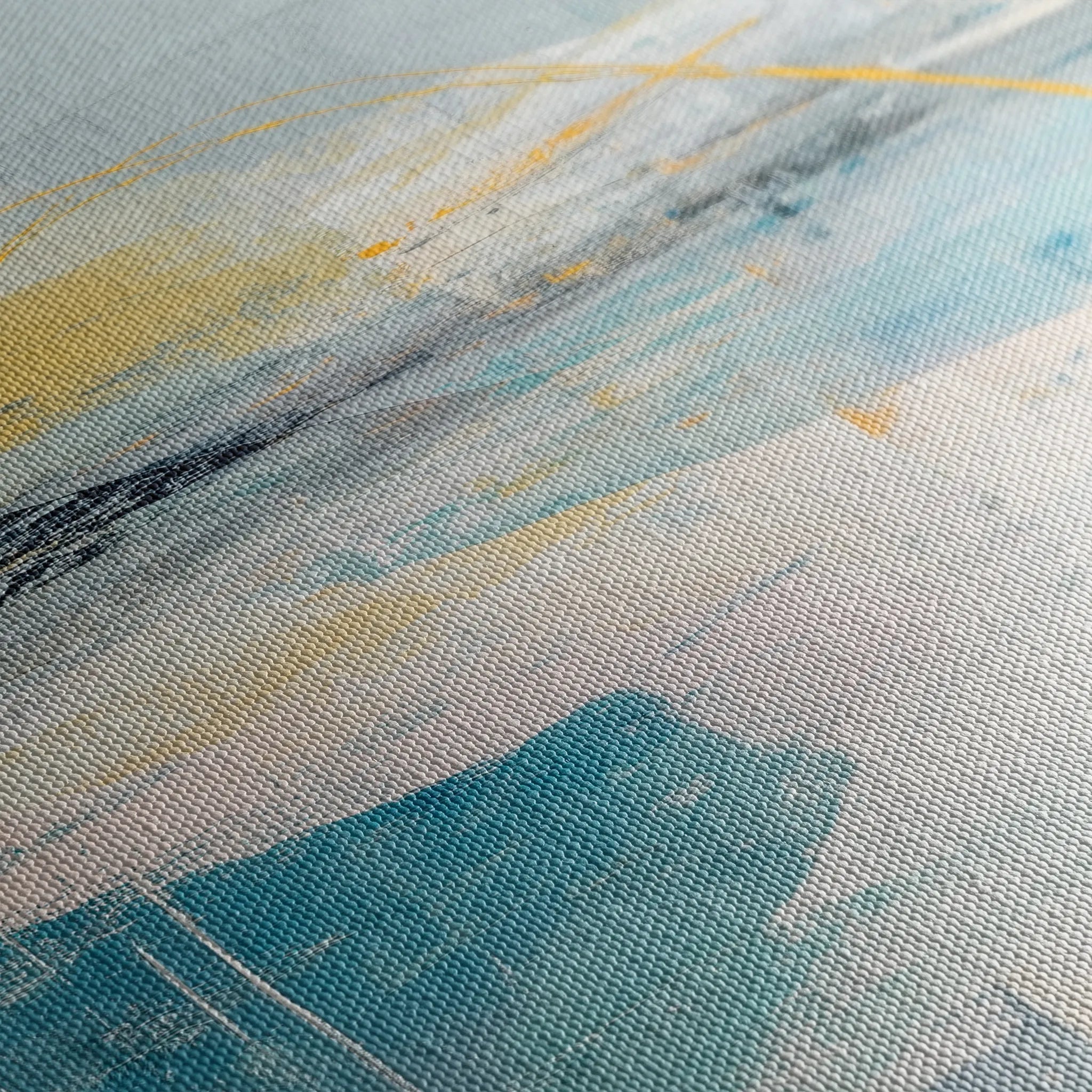 Abstract 2016 Canvas Art 60 x 40 cm / Black