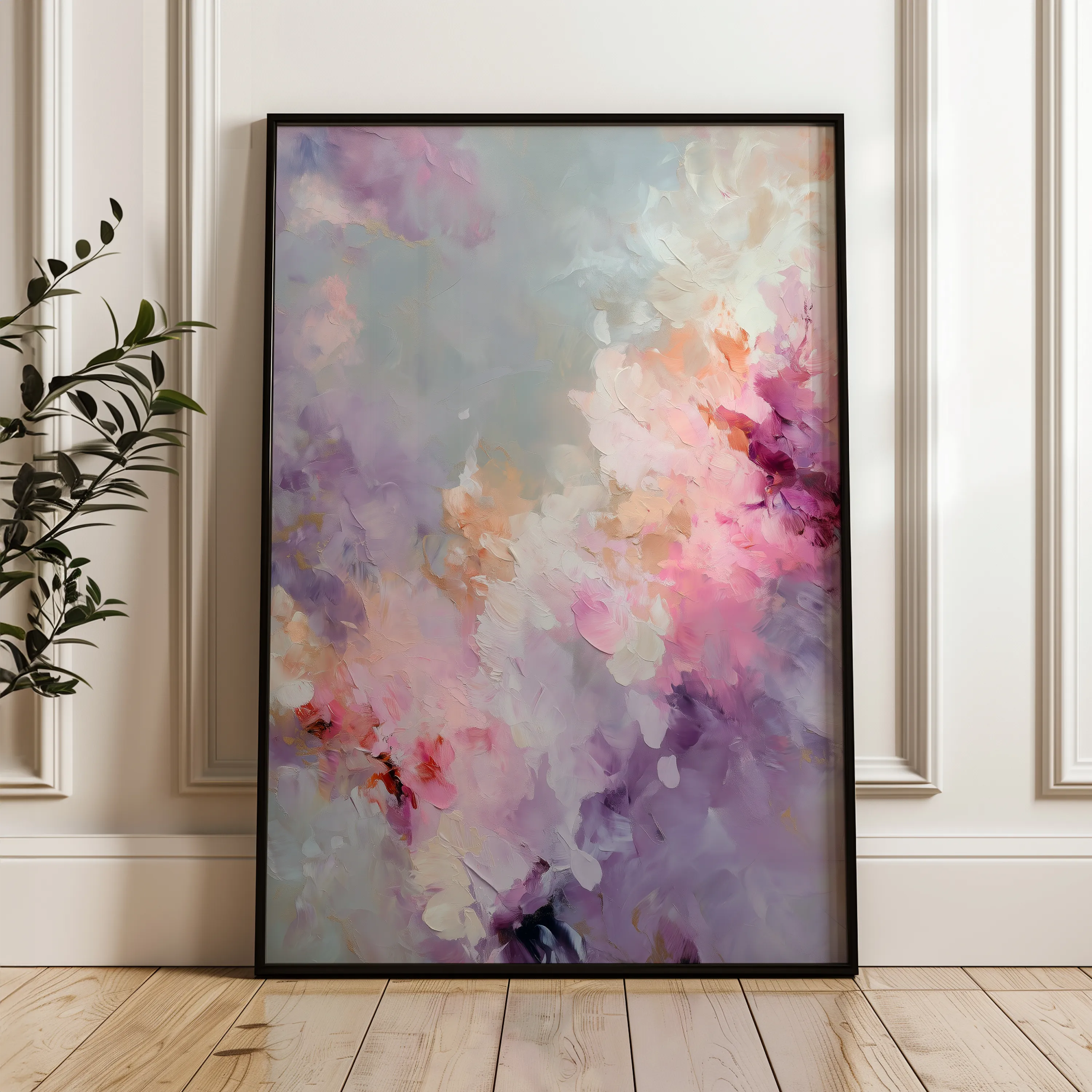 Abstract 2018 Canvas Art 60 x 40 cm / Black