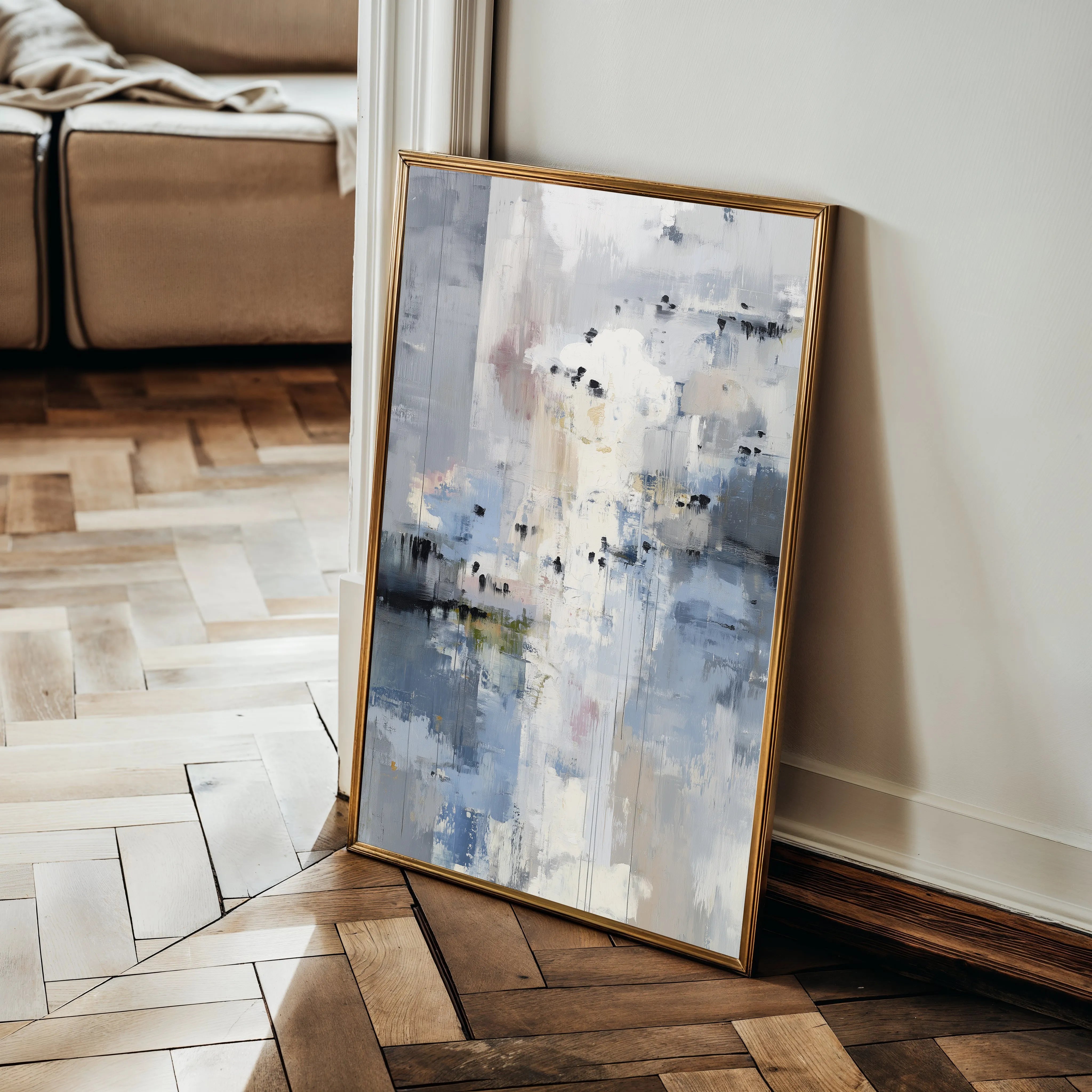 Abstract 2019 Canvas Art 60 x 40 cm / Black