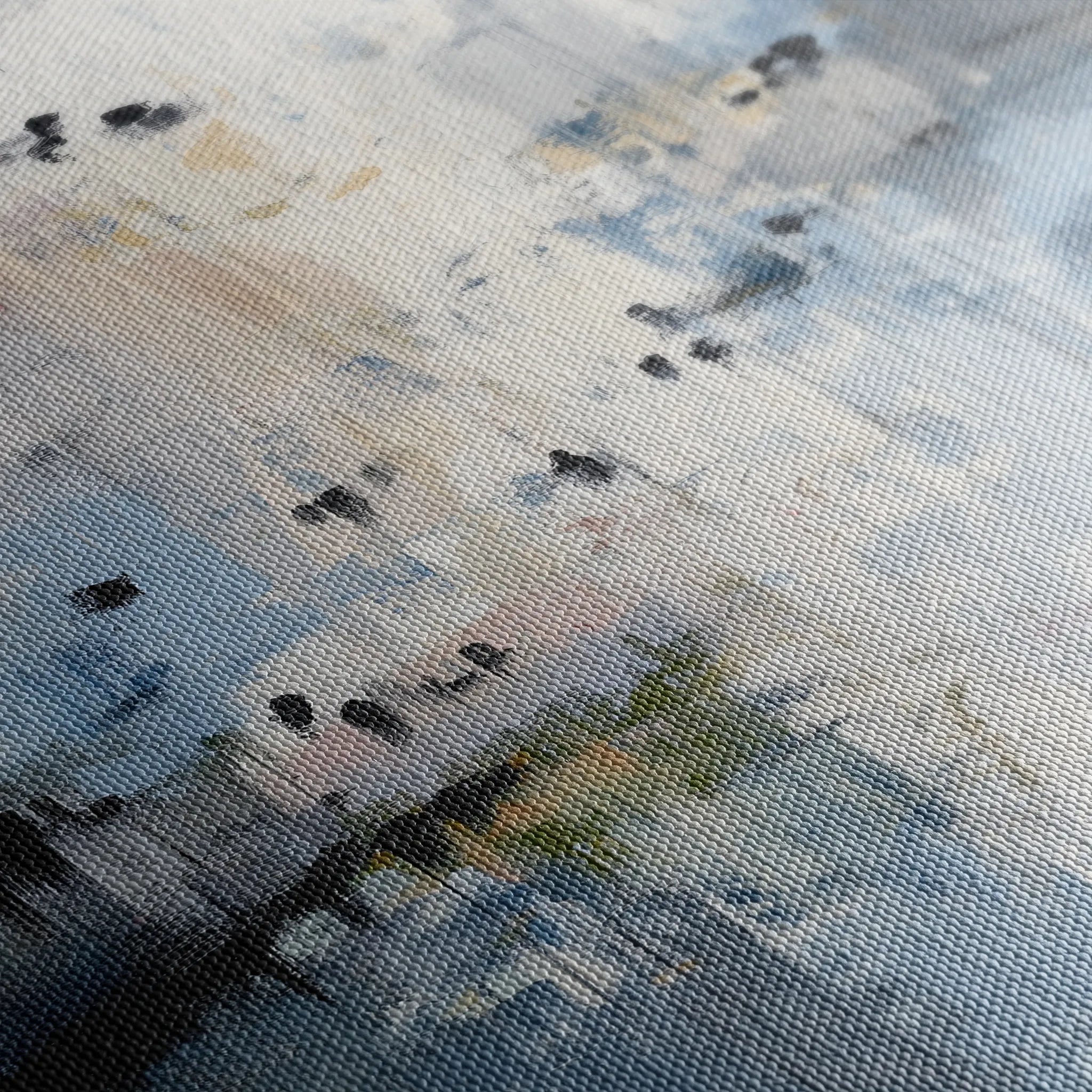 Abstract 2019 Canvas Art 60 x 40 cm / Black