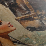 Horses 202 Canvas Art 60 x 40 cm / Black