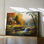 Landscape 202 Canvas Art 60 x 40 cm / Black