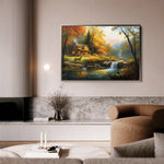 Landscape 202 Canvas Art 60 x 40 cm / Black