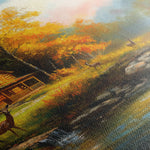 Landscape 202 Canvas Art 60 x 40 cm / Black