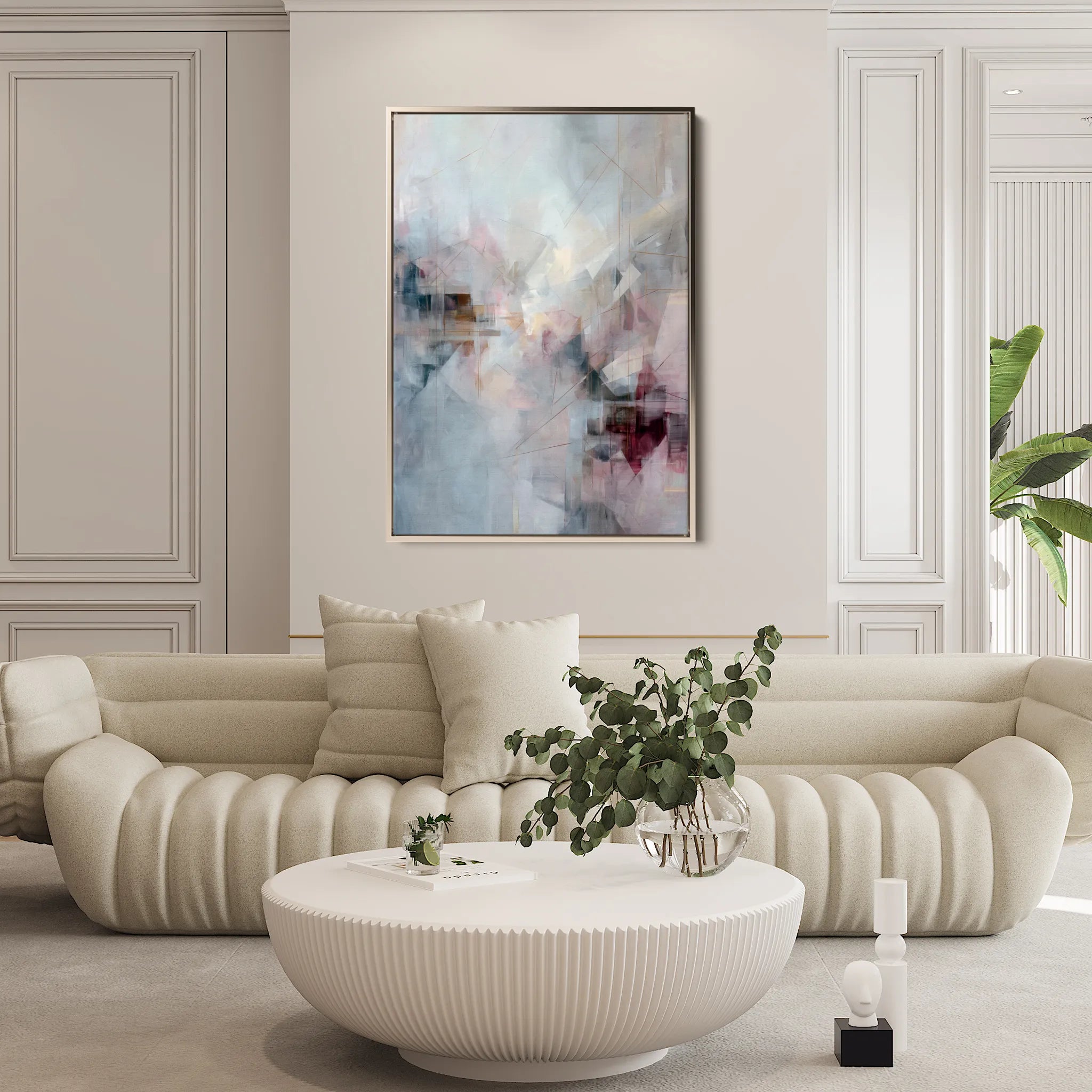 Abstract 2020 Canvas Art 60 x 40 cm / Black
