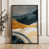Abstract 2021 Canvas Art 60 x 40 cm / Black