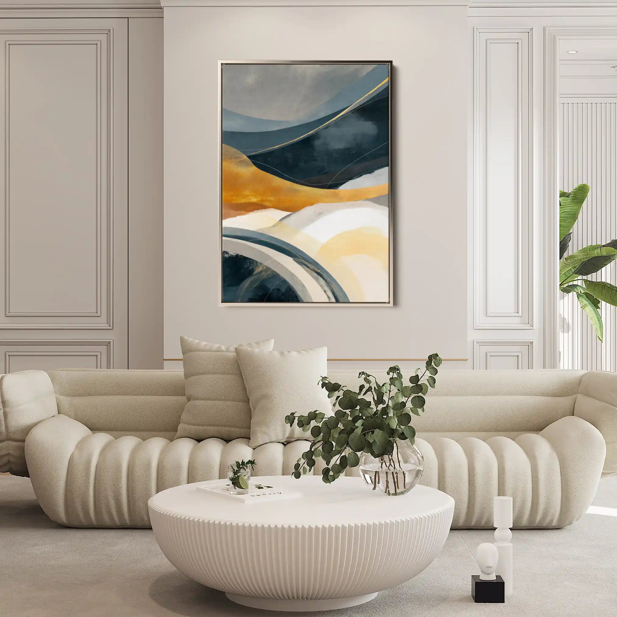 Abstract 2021 Canvas Art 60 x 40 cm / Black