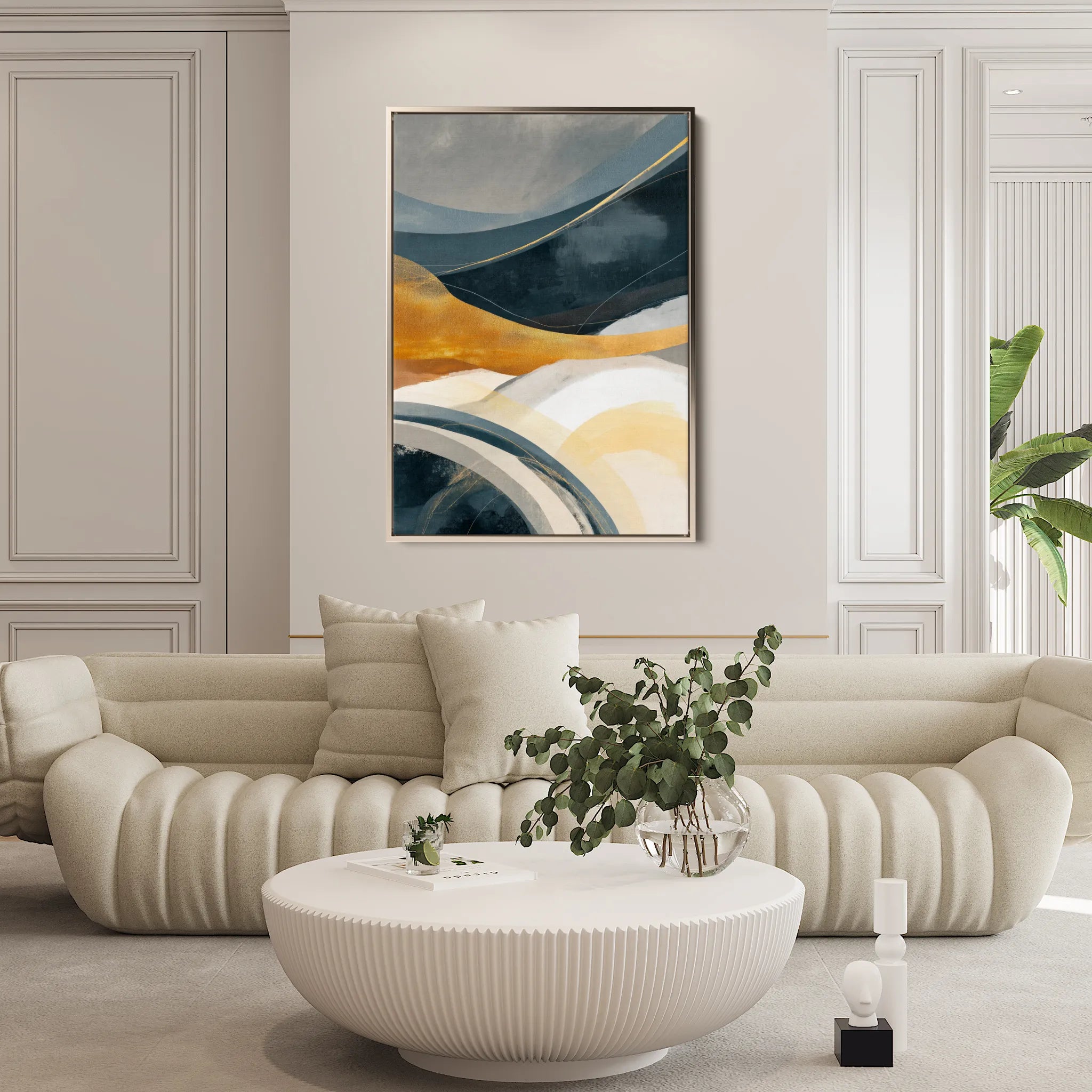 Abstract 2021 Canvas Art 60 x 40 cm / Black