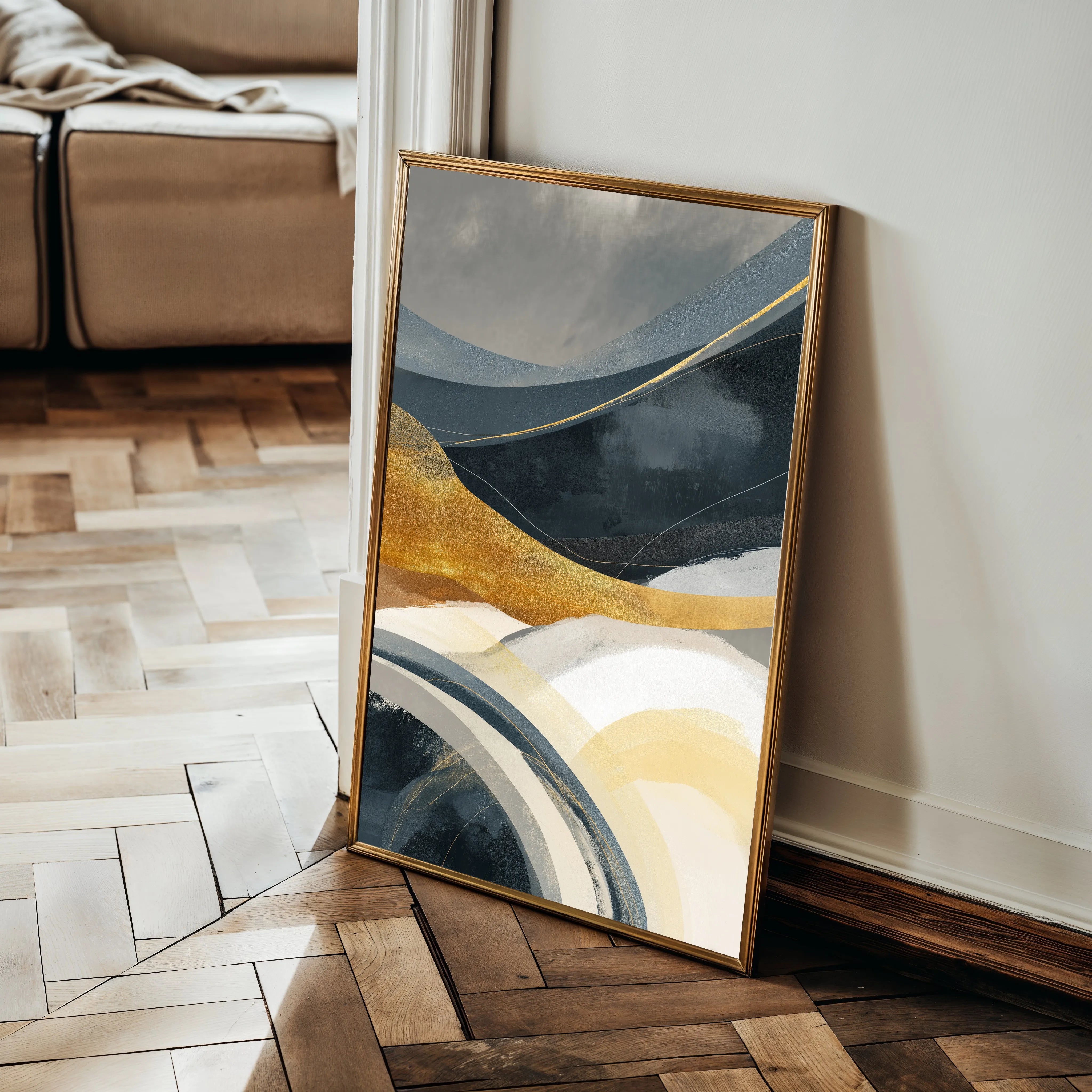 Abstract 2021 Canvas Art 60 x 40 cm / Black