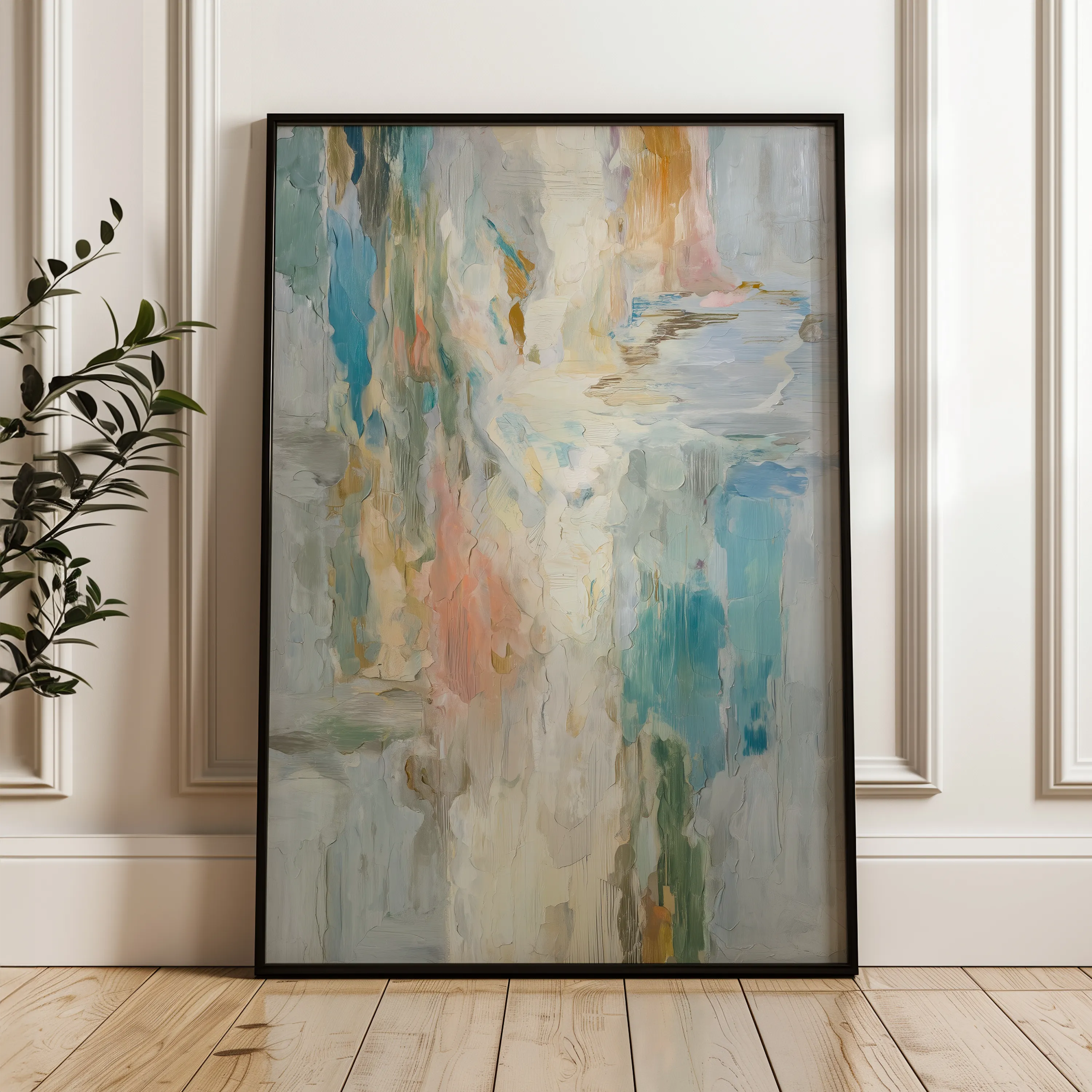 Abstract 2022 Canvas Art 60 x 40 cm / Black