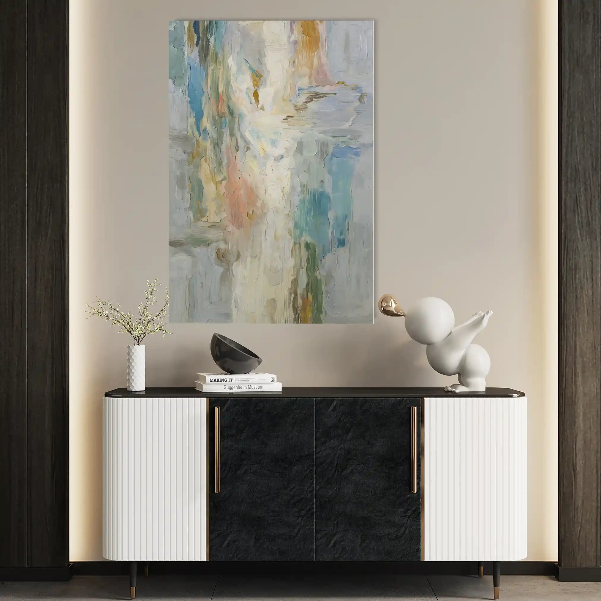 Abstract 2022 Canvas Art 60 x 40 cm / Black