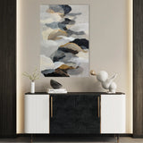 Abstract 2023 Canvas Art 60 x 40 cm / Black