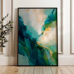 Abstract 2025 Canvas Art 60 x 40 cm / Black