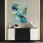 Abstract 2026 Canvas Art 60 x 40 cm / Black