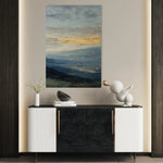 Abstract 2027 Canvas Art 60 x 40 cm / Black