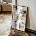 Abstract 2028 Canvas Art 60 x 40 cm / Black