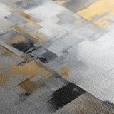 Abstract 2028 Canvas Art 60 x 40 cm / Black