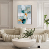 Abstract 2029 Canvas Art 60 x 40 cm / Black