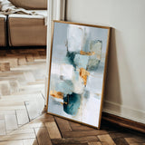 Abstract 2029 Canvas Art 60 x 40 cm / Black