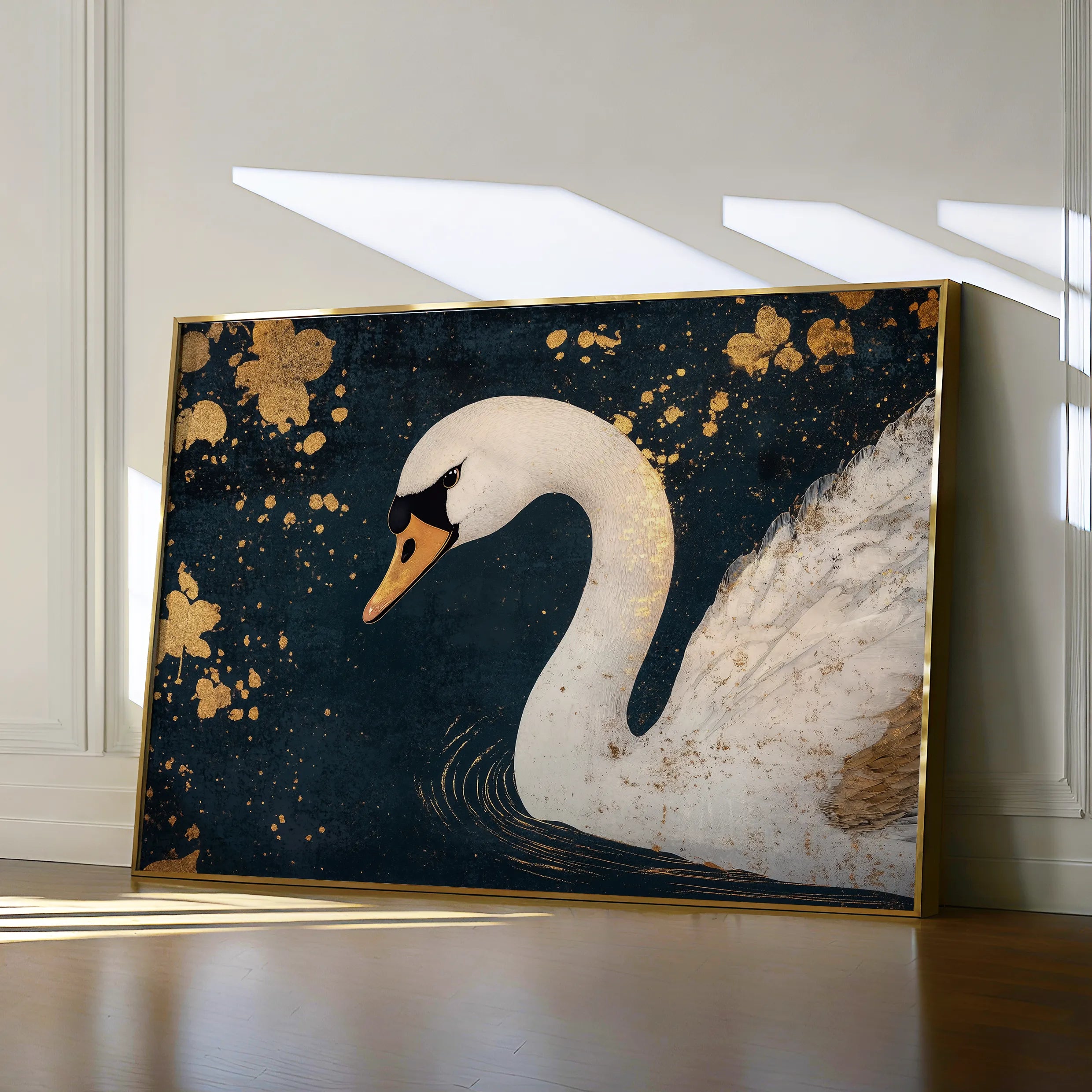Animals 203 Canvas Art 60 x 40 cm / Black