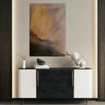Abstract 203 Canvas Art 60 x 40 cm / Black