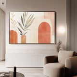 Boho 203 Canvas Art 60 x 40 cm / Black
