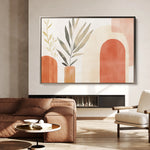 Boho 203 Canvas Art 60 x 40 cm / Black