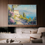 Landscape 203 Canvas Art 60 x 40 cm / Black
