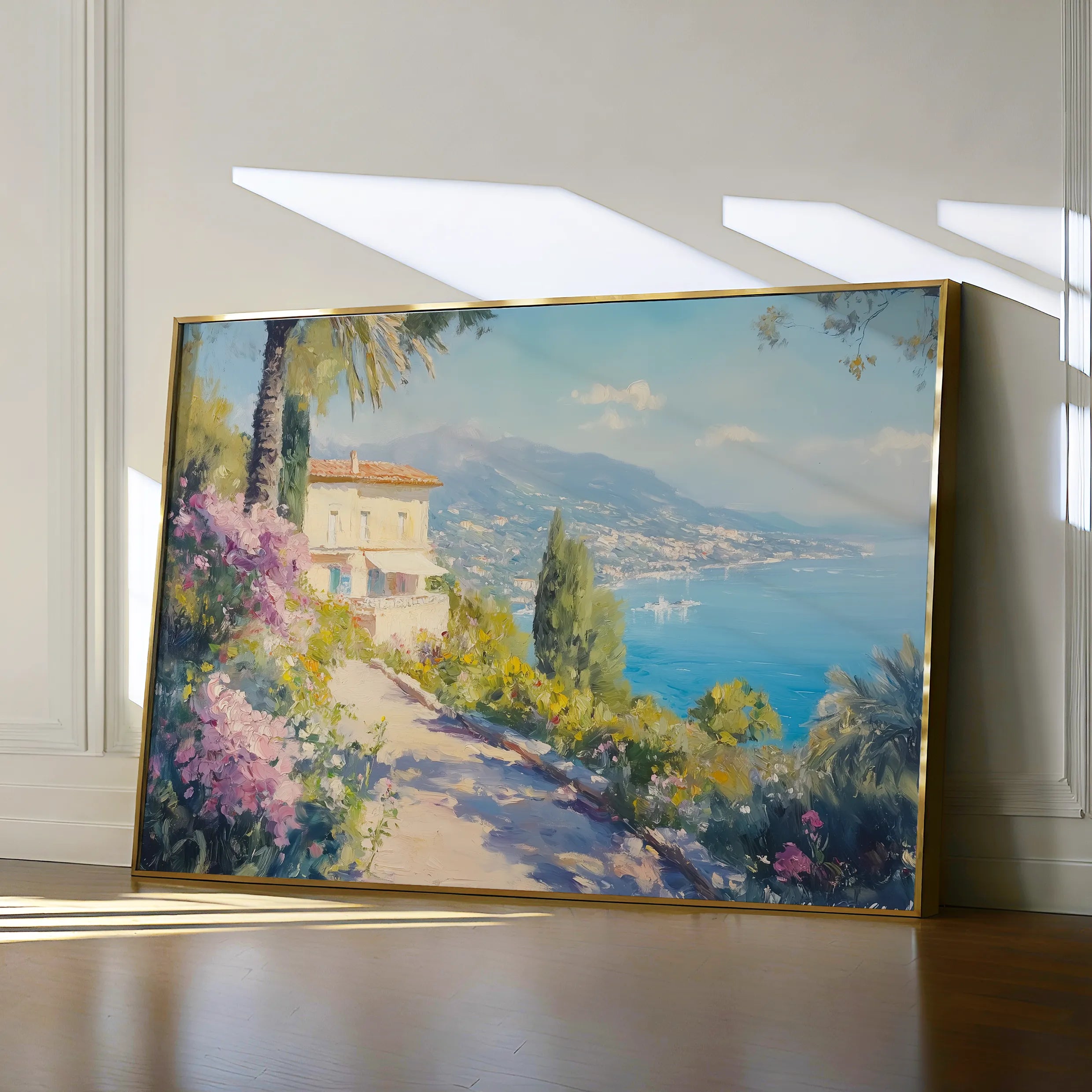 Landscape 203 Canvas Art 60 x 40 cm / Black