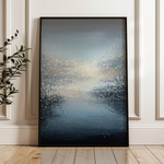 Abstract 2031 Canvas Art 60 x 40 cm / Black