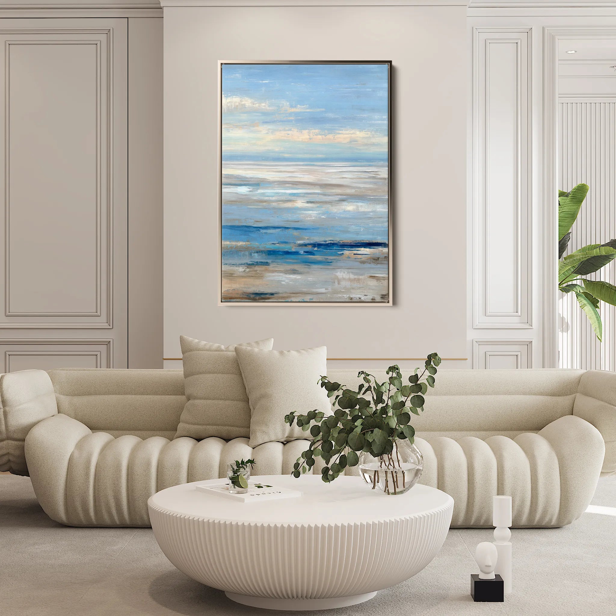 Abstract 2035 Canvas Art 60 x 40 cm / Black
