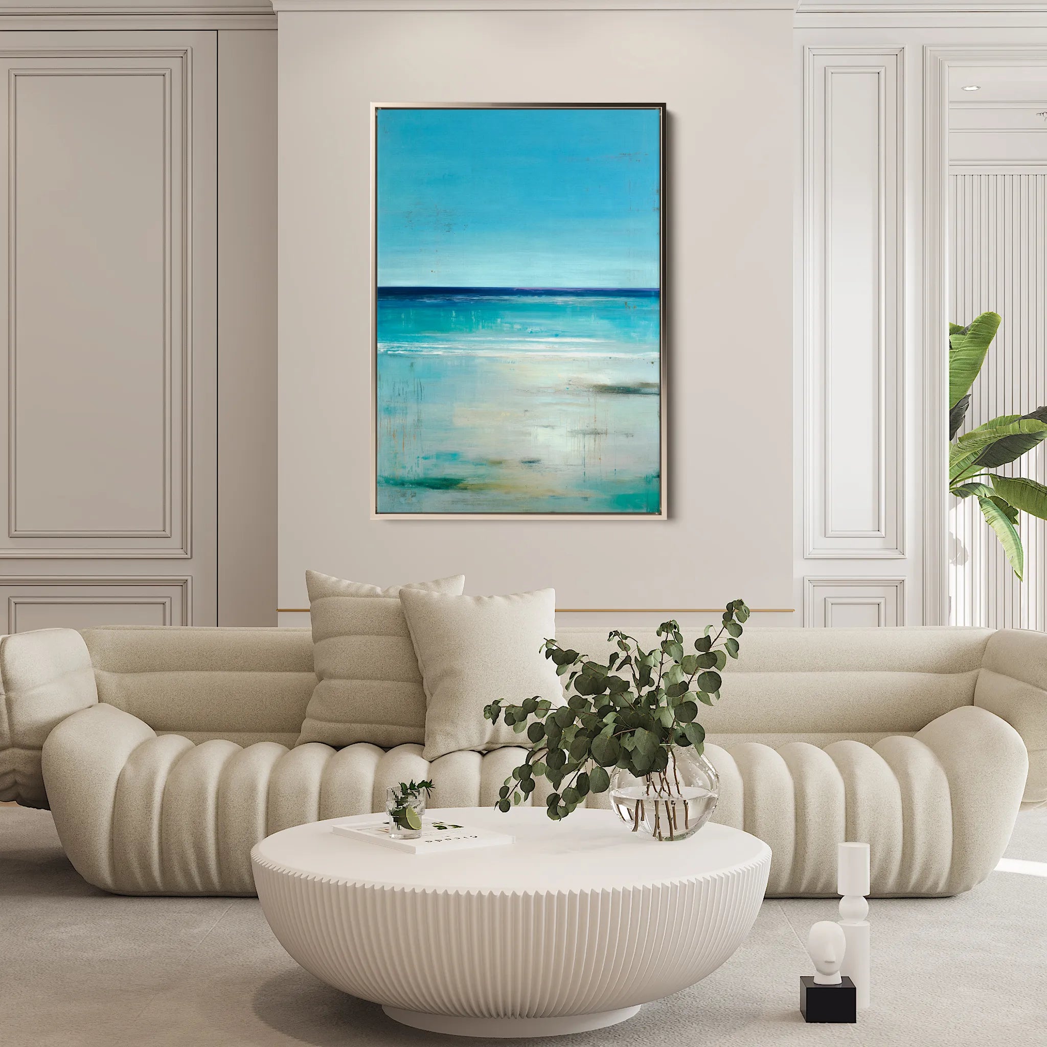 Abstract 2038 Canvas Art 60 x 40 cm / Black