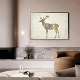 Animals 204 Canvas Art 60 x 40 cm / Black