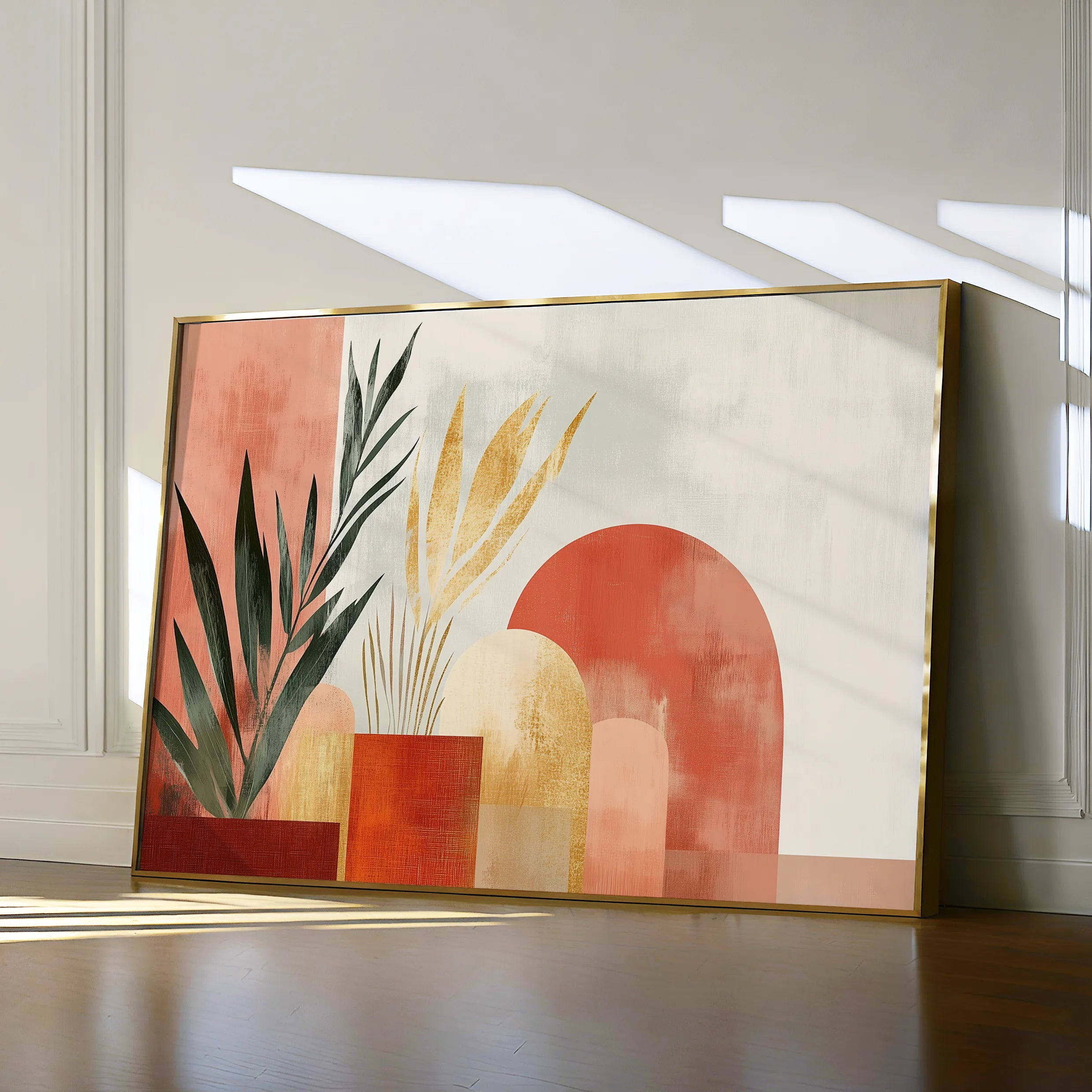 Boho 204 Canvas Art 60 x 40 cm / Black