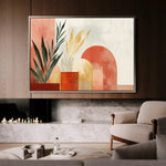Boho 204 Canvas Art 60 x 40 cm / Black