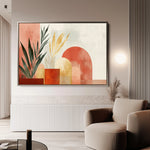 Boho 204 Canvas Art 60 x 40 cm / Black