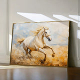 Horses 204 Canvas Art 60 x 40 cm / Black