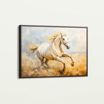 Horses 204 Canvas Art 60 x 40 cm / Black