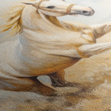 Horses 204 Canvas Art 60 x 40 cm / Black