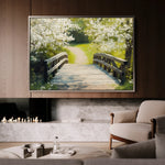 Landscape 204 Canvas Art 60 x 40 cm / Black