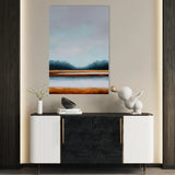 Abstract 2041 Canvas Art 60 x 40 cm / Black