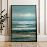 Abstract 2043 Canvas Art 60 x 40 cm / Black