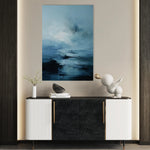 Abstract 2044 Canvas Art 60 x 40 cm / Black