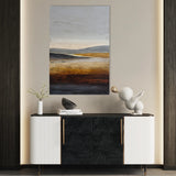 Abstract 2046 Canvas Art 60 x 40 cm / Black