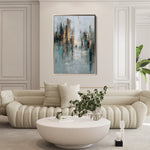 Abstract 2047 Canvas Art 60 x 40 cm / Black