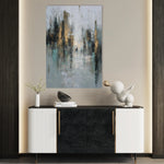 Abstract 2047 Canvas Art 60 x 40 cm / Black