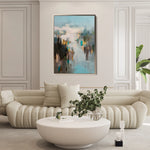 Abstract 2048 Canvas Art 60 x 40 cm / Black