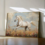 Horses 205 Canvas Art 60 x 40 cm / Black