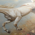 Horses 205 Canvas Art 60 x 40 cm / Black