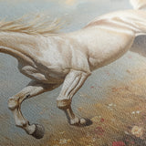 Horses 205 Canvas Art 60 x 40 cm / Black